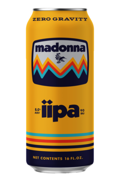Zero Gravity Madonna Double IPA 4X 16oz Cans Beer Ale IPA Drinkun.com