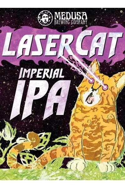 Medusa Brewing Laser Cat 4X 16oz Cans Beer Ale IPA Drinkun.com