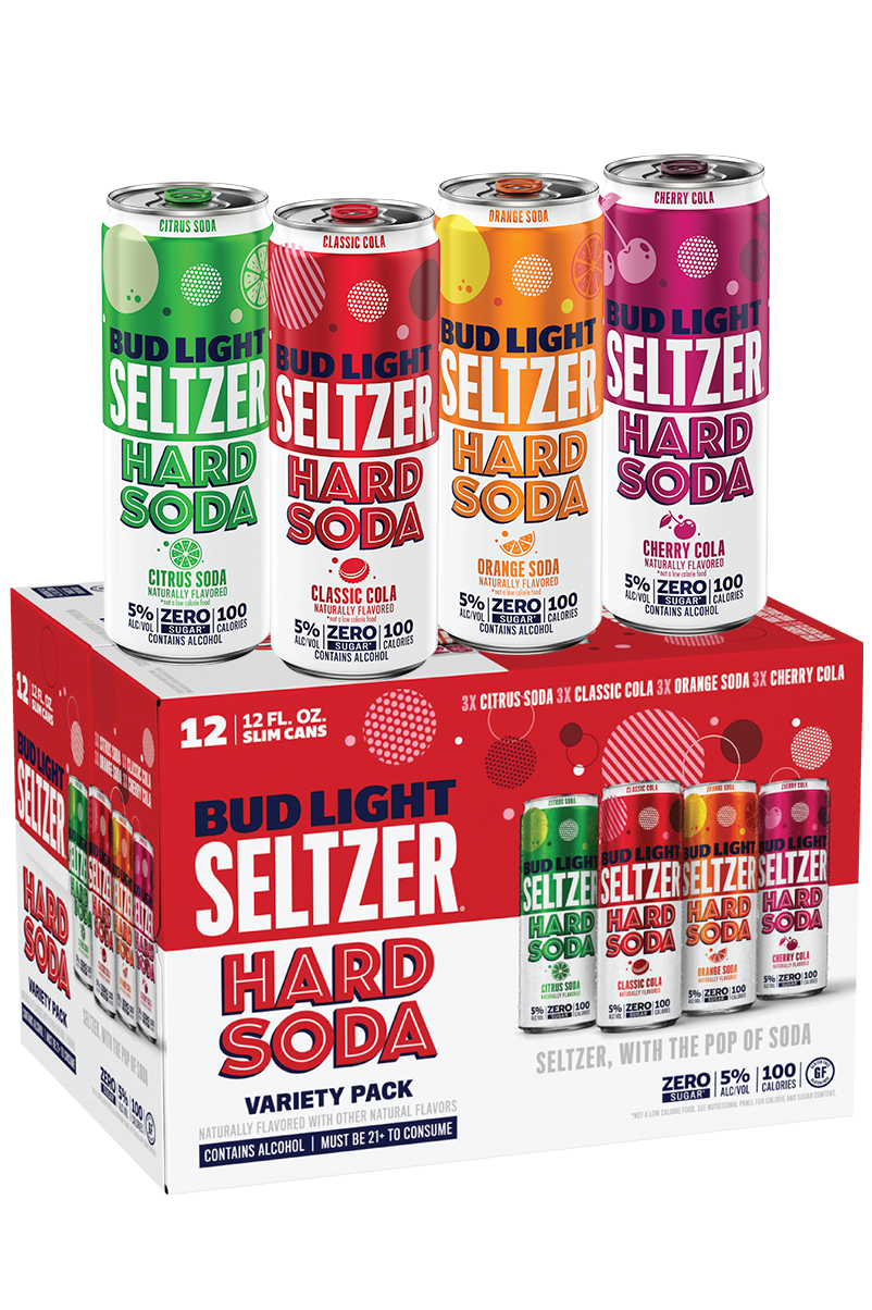 Bud Light Hard Seltzer Hard Soda Variety Pack 12X 12oz Cans Beer Specialty Beer & Alternatives Hard Seltzer Drinkun.com