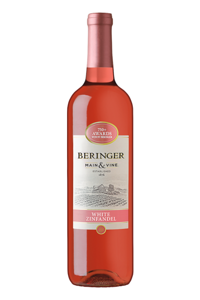 Beringer Main & Vine White Zinfandel 750ml Bottle Wine Pink Wine White Zinfandel Drinkun.com
