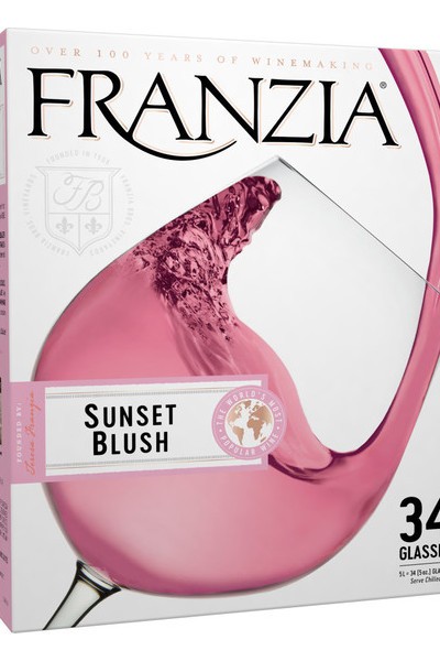 Franzia Sunset Blush Pink Wine 5l Box Wine Pink Wine Rosé Wine Drinkun.com