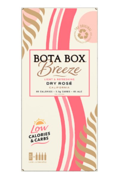 Bota Box Breeze Rose Wine 3l Box Wine Pink Wine Rosé Wine Drinkun.com