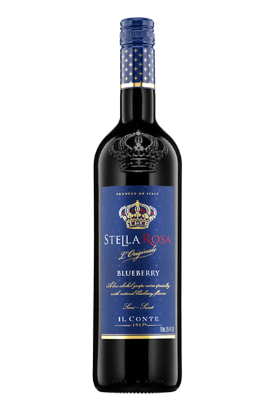 Stella Rosa Blueberry Semi-Sweet Red Wine 750ml Bottle Wine Specialty Wine Fruit Wine Drinkun.com