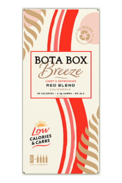 Bota Box Breeze Red Blend 3l Box Wine Red Wine Red Blend Drinkun.com
