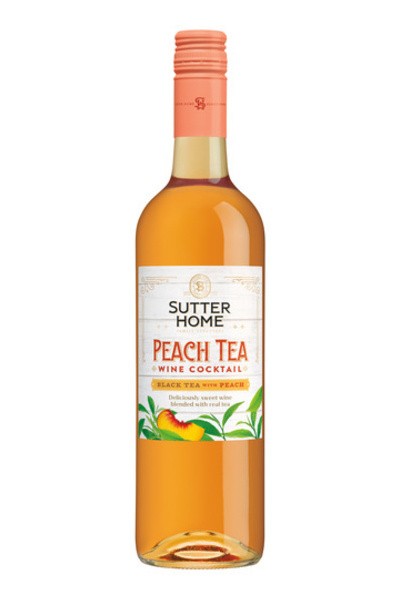 Sutter Home Peach Tea Wine Cocktail 4X 187ml Bottles Wine Specialty Wine Fruit Wine Drinkun.com