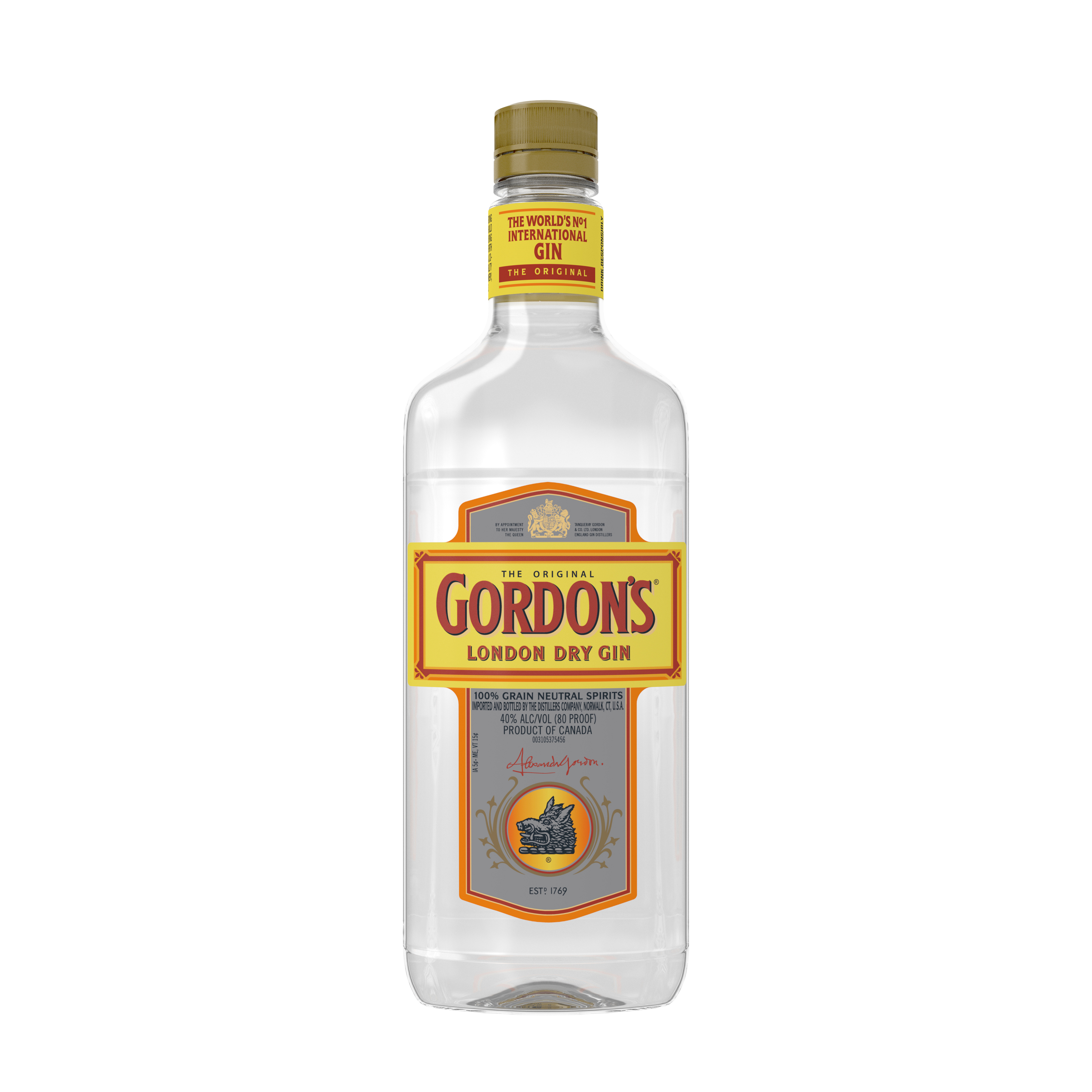 Gordon's London Dry Gin 750ml Bottle Liquor Gin London Dry Gin Drinkun.com