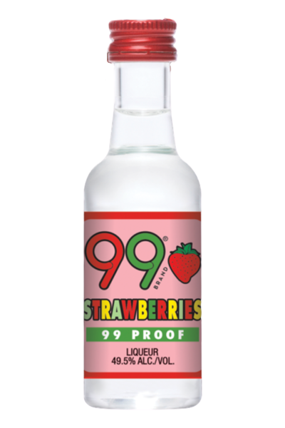 99 Strawberries Liqueur 50ml Bottle Liquor Liqueur, Cordials, & Schnapps Fruit Liqueur Drinkun.com