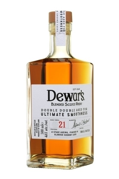 Dewar's Double Double Aged Blended Scotch Whisky 21 Year 750ml Glass_bottle Liquor Whiskey Scotch Whisky Drinkun.com