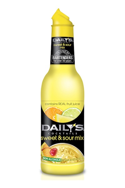 Daily's Sweet & Sour Mix 1oz Plastic_bottle Extras Extras Mixers, Syrups, & Bitters Drinkun.com