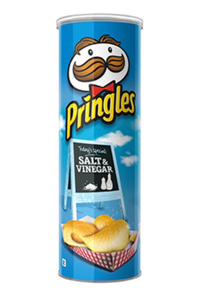 Pringles Salt & Vinegar 5.5oz Can Extras Food & Snacks Chips & Crackers Drinkun.com
