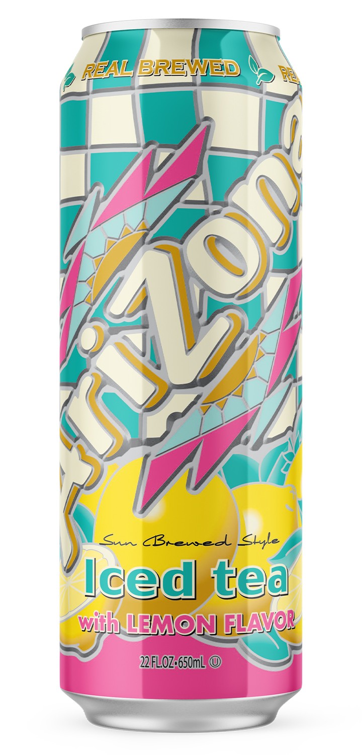 AriZona Lemon Iced Tea 12X 12oz Cans Extras Soda, Water, & Soft Beverages Soda & Sparkling Beverages Drinkun.com