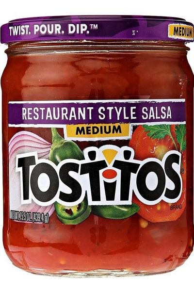 Tostitos Medium Salsa Restaurant Style 15.5oz Jar Extras Food & Snacks Dips & Salsa Drinkun.com