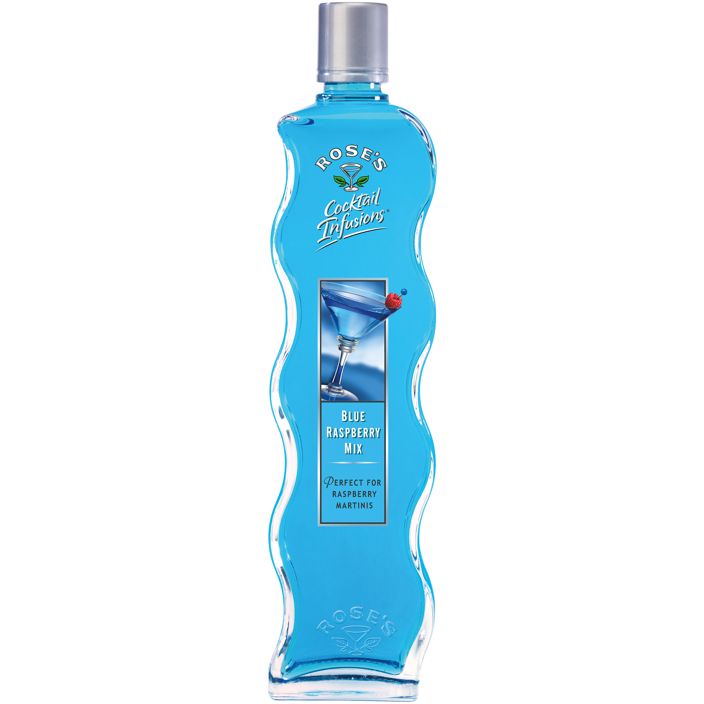 Rose's Cocktail Infusions Blue Raspberry Mix 591oz Glass_bottle Liquor Mixers Drinkun.com