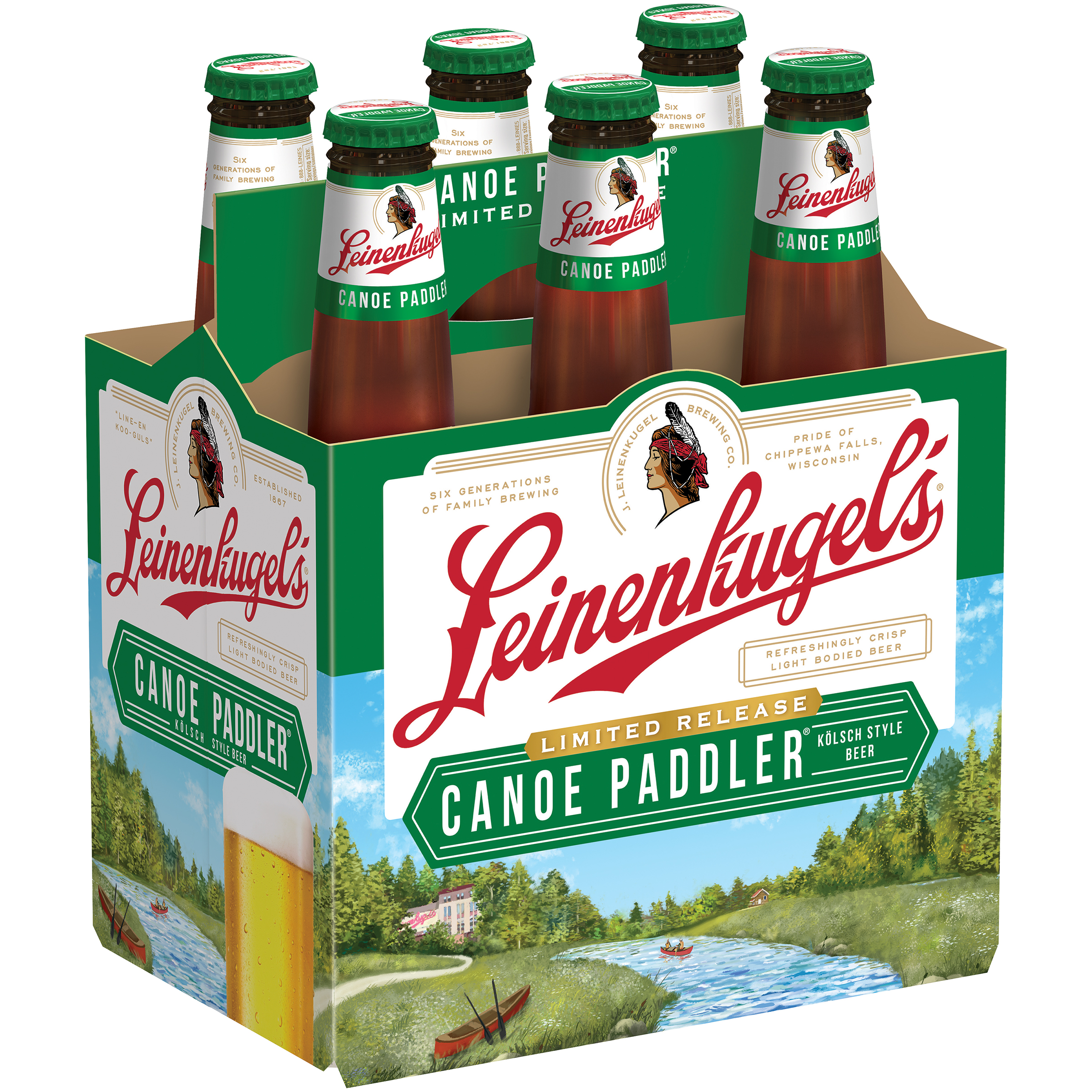 Leinenkugel Oktoberfest German-Style Marzen Singles 6X 12oz Bottle Beer Super Premium Beer Drinkun.com