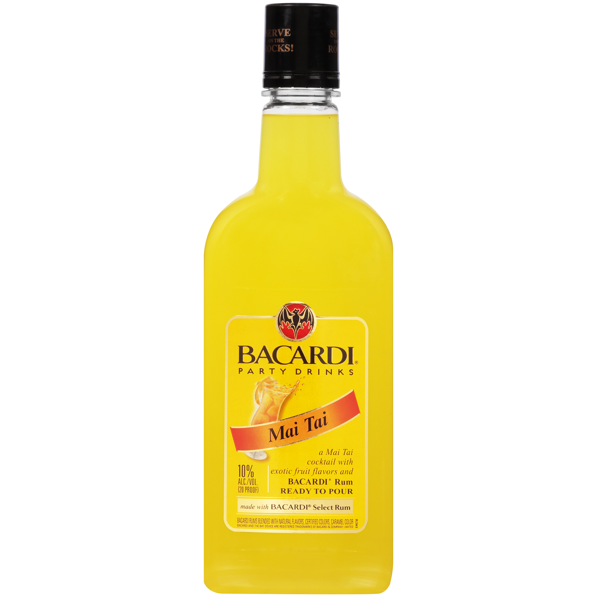 Bacardi Party Drinks Mai Tai 750ml Glass_bottle Liquor Alcoholic Cocktails Drinkun.com