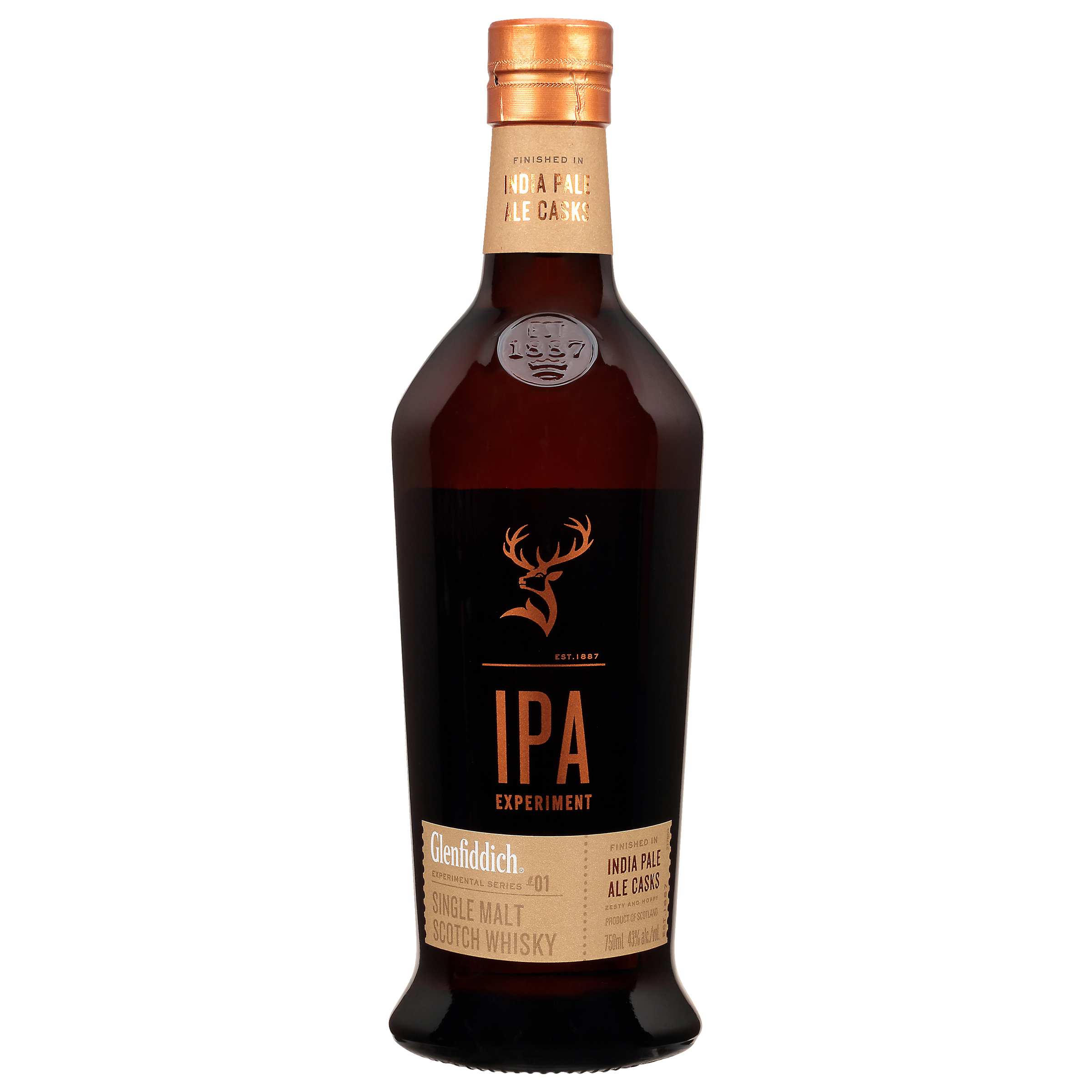 Glenfiddich Experimental Series #01 Single Malt Scotch Whisky Finished in India Pale Ale Casks 750ml Glass_bottle Liquor Scotch Whiskey Drinkun.com