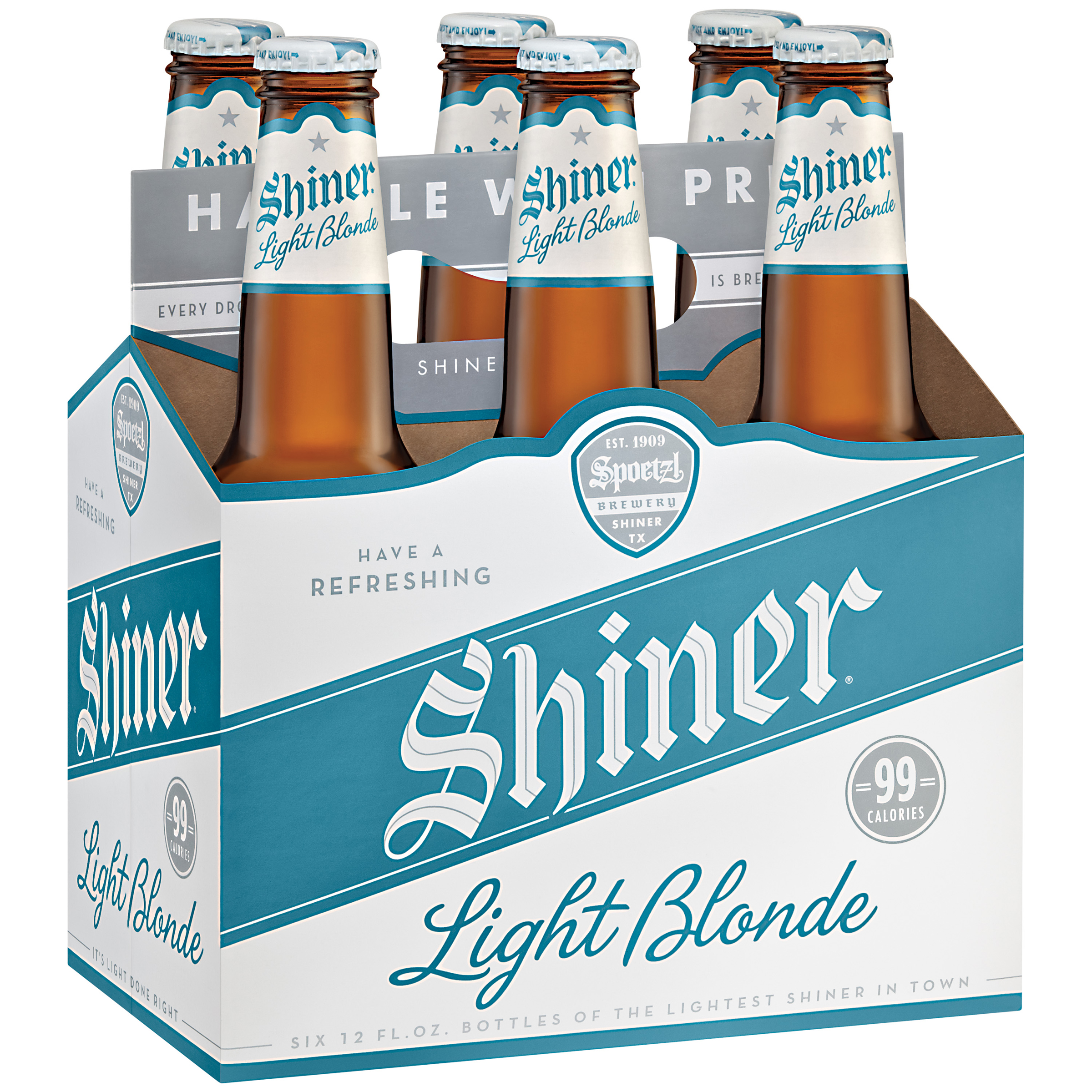 Shiner Light Blonde 6X 12oz Bottle Beer Micro / Craft Beer Drinkun.com