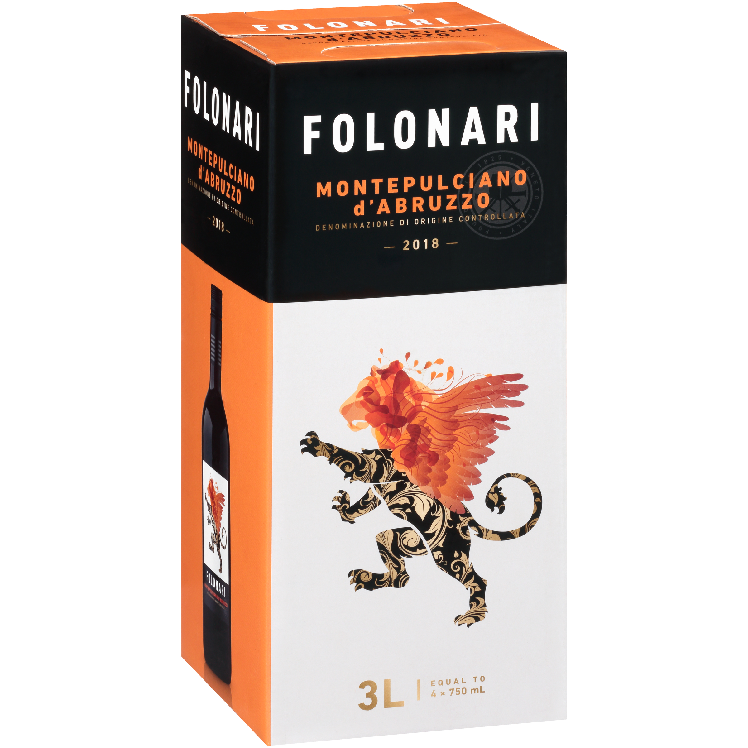 Folonari Montepulciano d'Abruzzo Montepulciano 3l Box Wine Red Wine Drinkun.com