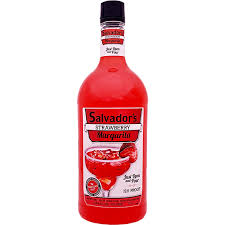 Salvador's Margarita Senorita Strawberry 750ml Glass_bottle Liquor Alcoholic Cocktails Drinkun.com