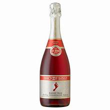 Barefoot Bubbly Red Moscato Champagne Blend 750ml Glass_bottle Wine Sparkling Wine Drinkun.com