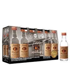 Tito's Handmade Vodka 12X 50ml Bottles Liquor Vodka Drinkun.com