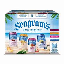 Seagram's Escapes Variety Pack 12X 12oz Bottle Beer Flavored Malt Beverage Drinkun.com