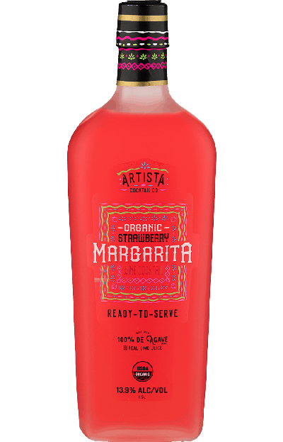 Artista Cocktail Co. None Strawberry Margarita 1.5l Glass_bottle Wine Wine Cocktail Drinkun.com