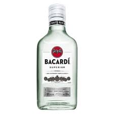 Bacardi Superior Light Rum 200ml Glass_bottle Liquor Rum Drinkun.com