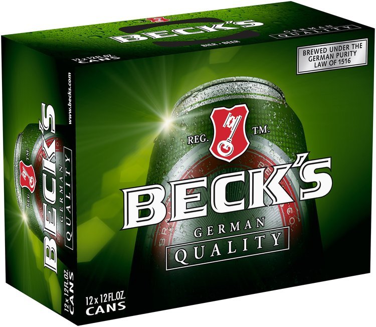 Becks 12X 12oz Can Beer Imported Beer Drinkun.com