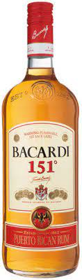 Bacardi 151 Rum 200ml Glass_bottle Liquor Rum Drinkun.com