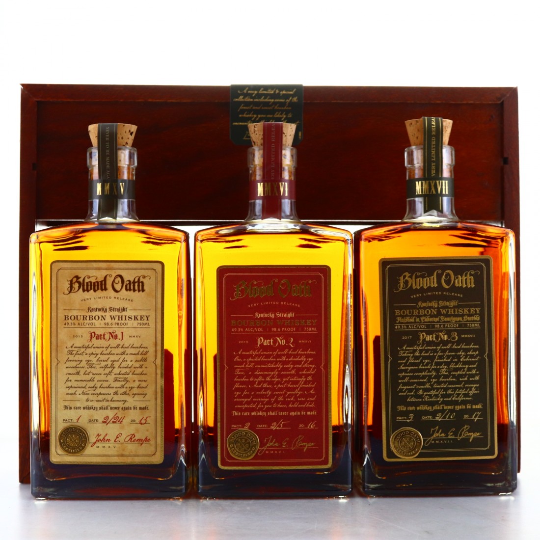 Blood Oath Kentucky Straight Bourbon Whiskey - Assortment - Pact No. 1-3 2.25l Glass_bottle Liquor Bourbon Whiskey Drinkun.com