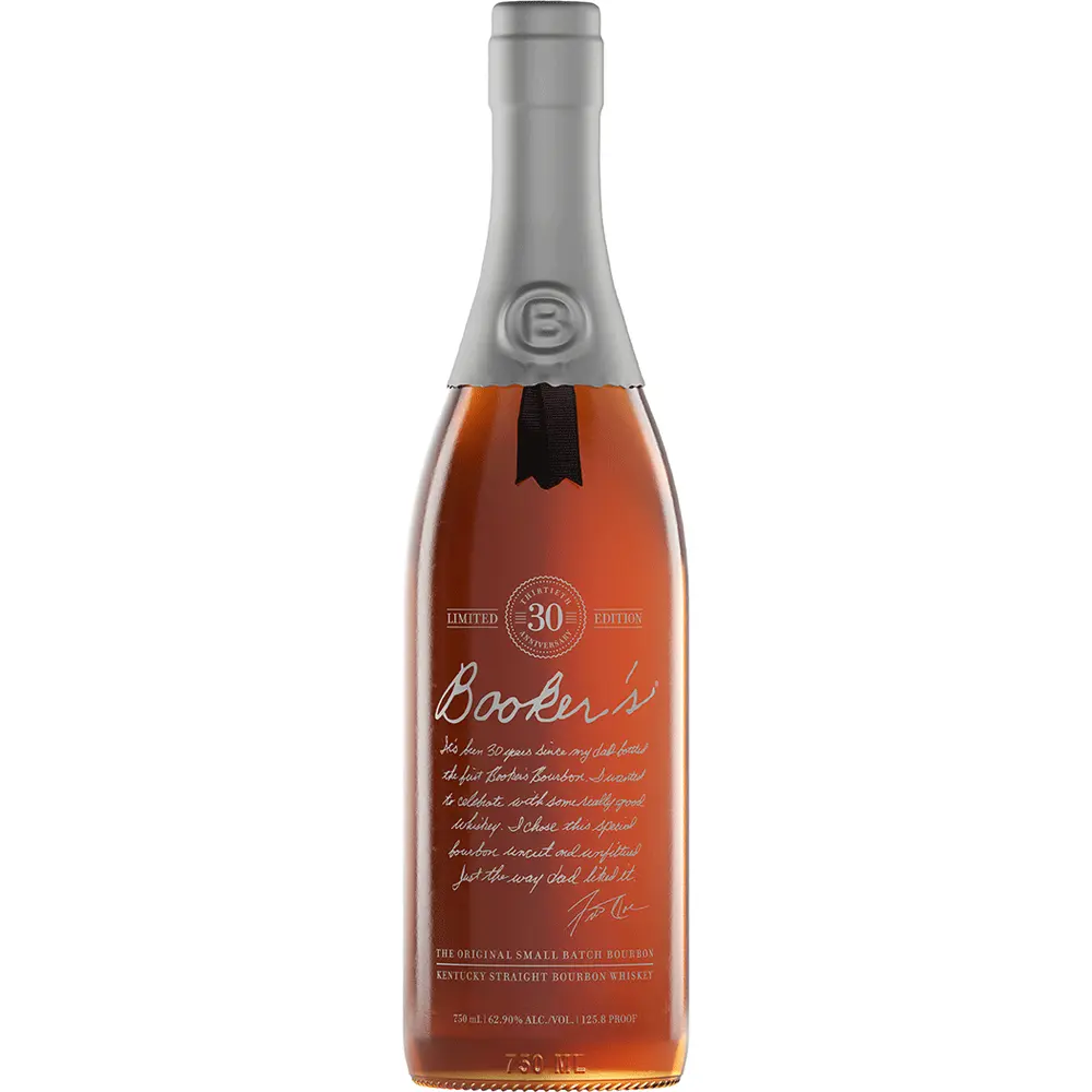 Booker's Kentucky Straight Bourbon Whiskey Limited Edition 30th Anniversary 750ml Glass_bottle Liquor Bourbon Whiskey Drinkun.com