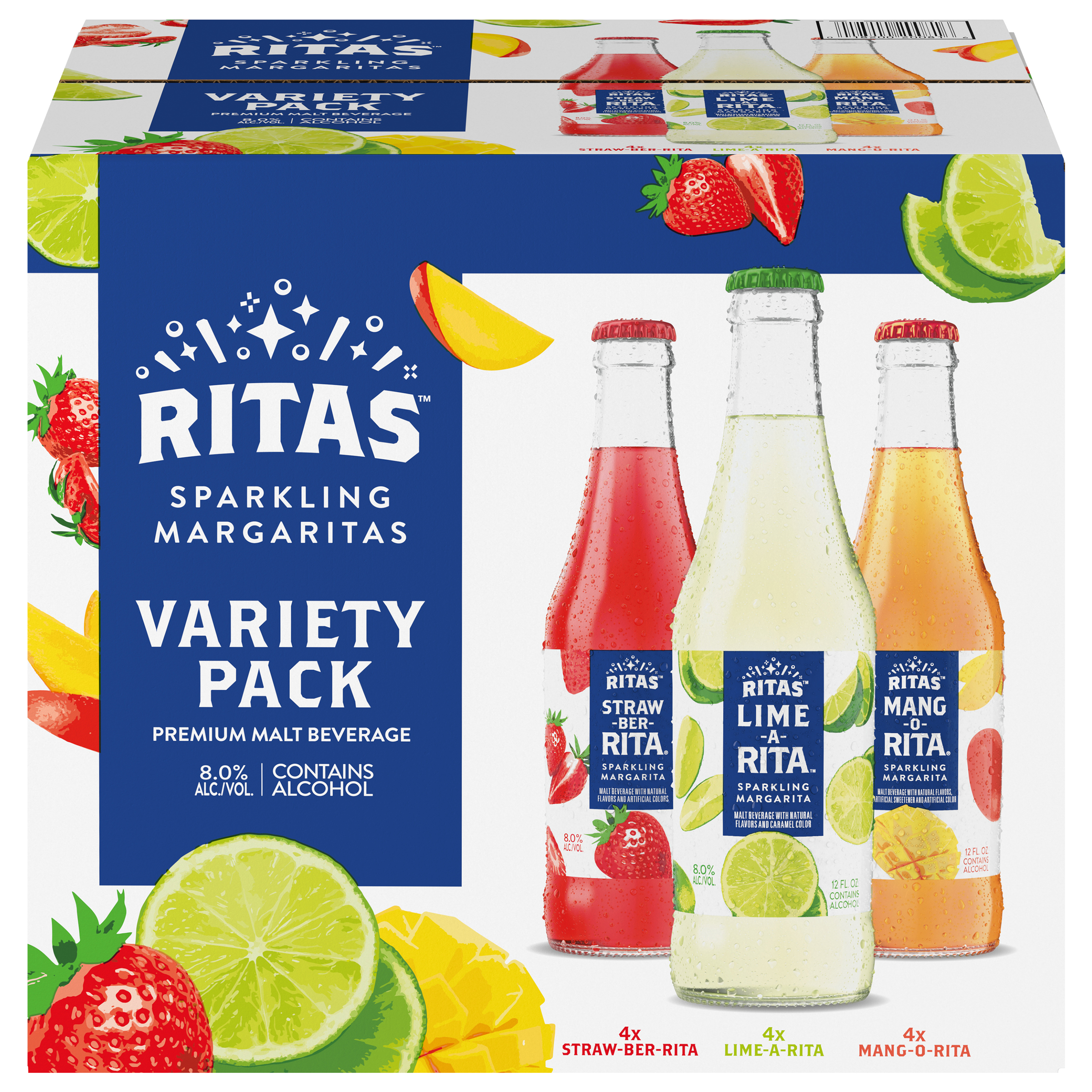 Bud Light Party with Rita's Assortment Limited Edition 12 Pack 12 FL OZ Bottle 12X 12oz Bottles Beer Premium Full Beer Drinkun.com