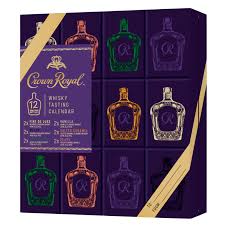 Crown Royal Whisky Tasting Calendar  12 Pack 600ml Box Liquor Gift Set Drinkun.com