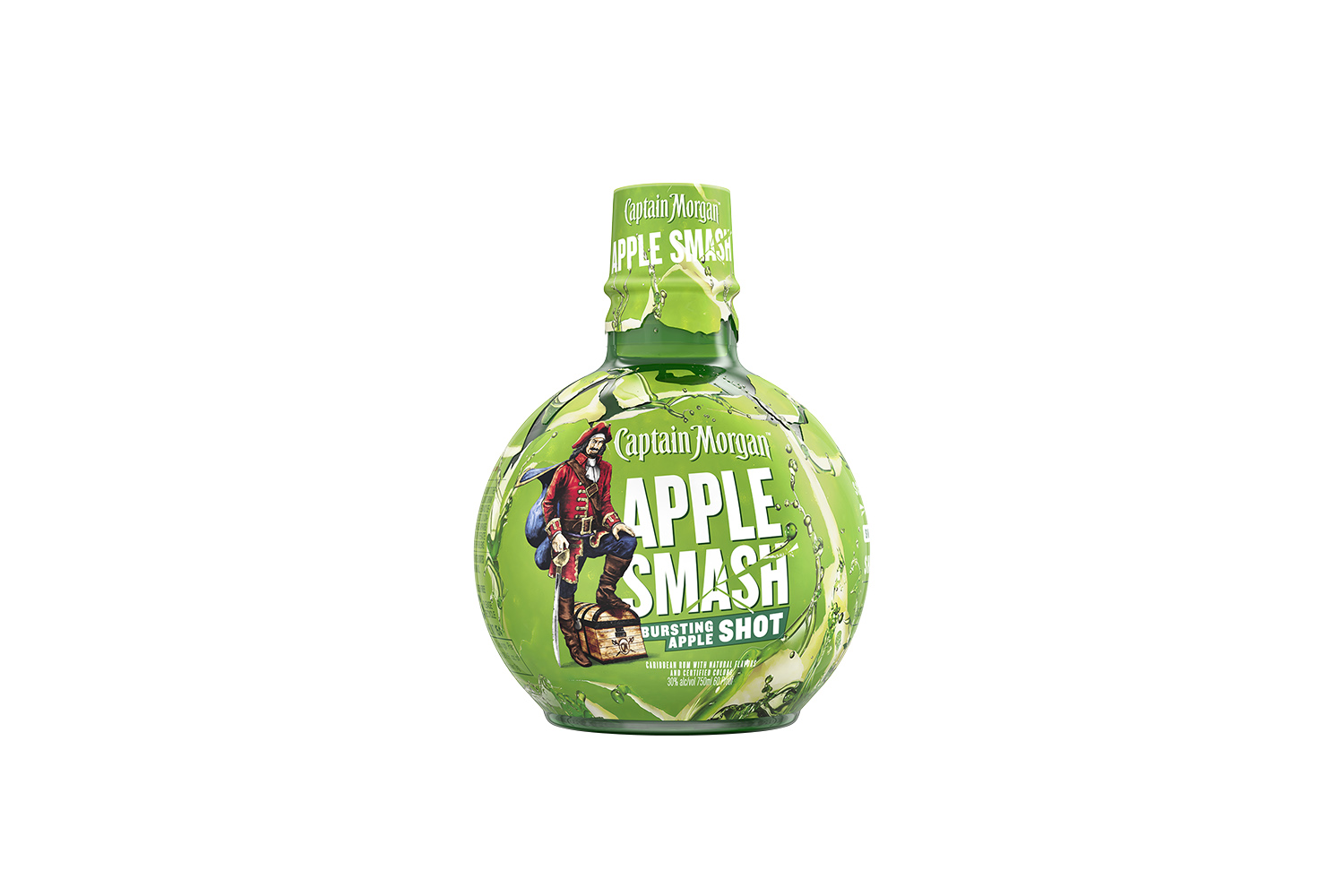 Captain Morgan Apple Smash 750ml Glass_bottle Liquor Rum - Flavored Drinkun.com