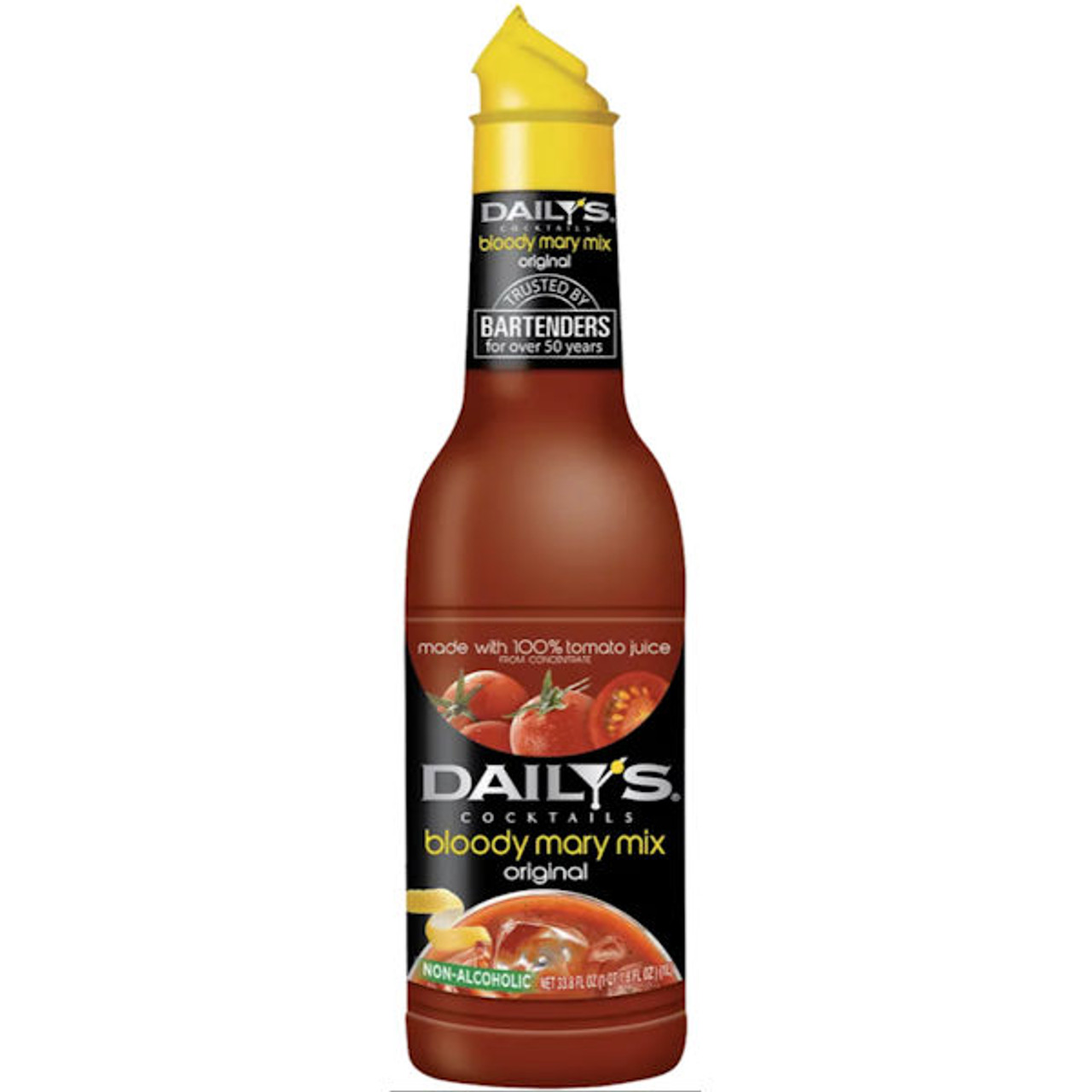 Daily's Bloody Mary Mix 1oz Plastic_bottle Liquor Mixers Drinkun.com
