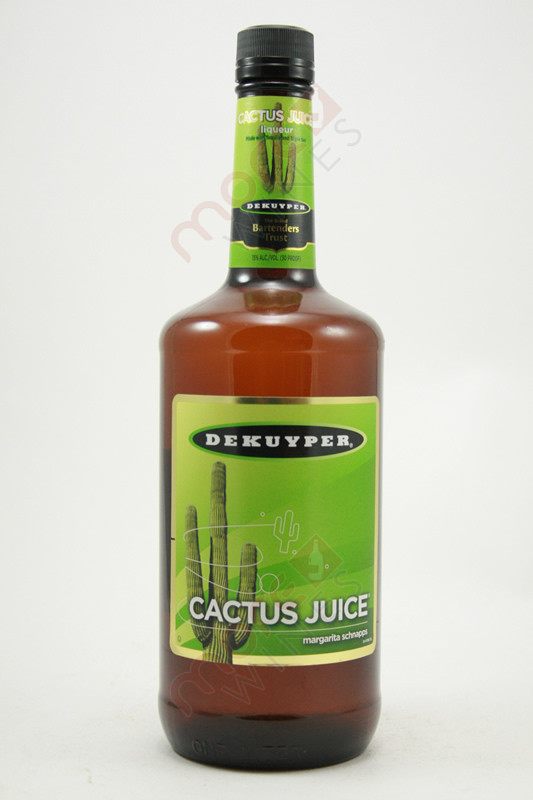 DeKuyper Cactus Juice Burst Margarita Schnapps Liqueur 1l Glass_bottle Liquor Liqueur Drinkun.com