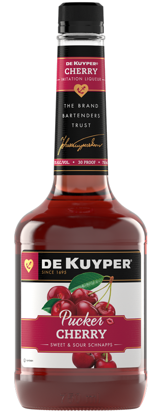 DeKuyper Cherry Pucker Schnapps Liqueur 750ml Glass_bottle Liquor Liqueur Drinkun.com