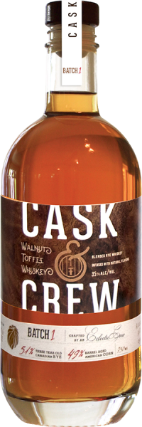 Cask & Crew Walnut Toffee Whiskey 750ml Glass_bottle Liquor American Whiskey - Flavored Drinkun.com