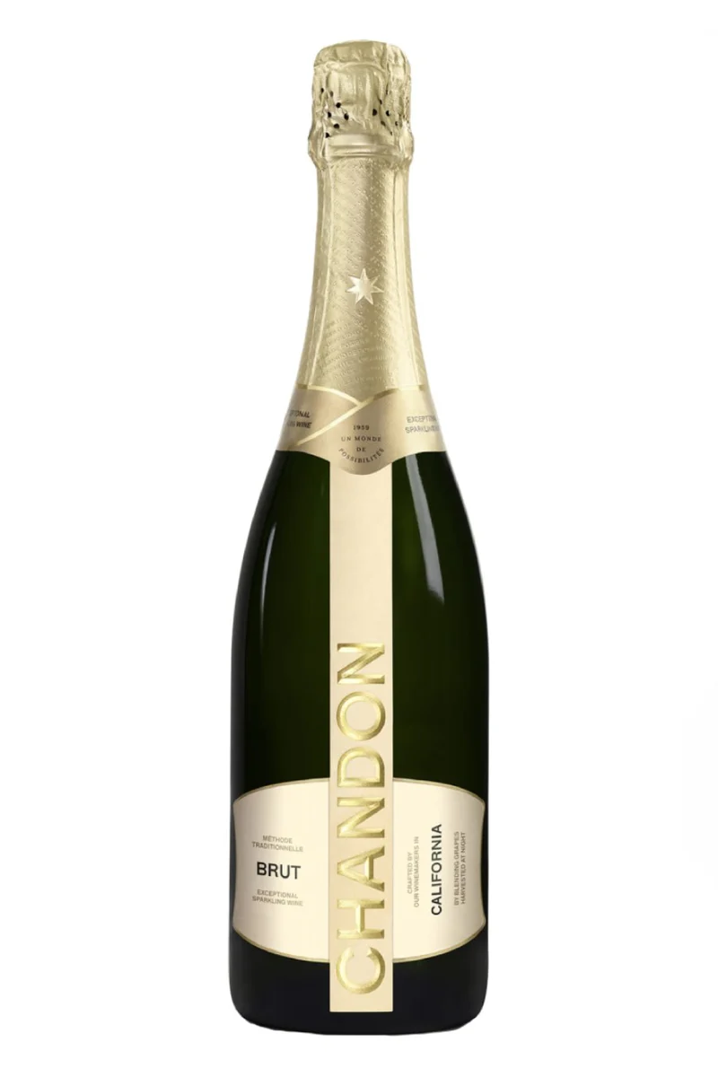 Chandon Brut Napa Valley Champagne Blend 750ml Glass_bottle Wine Sparkling Wine Drinkun.com