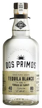 Dos Primos Tequila Blanco 750ml Glass_bottle Liquor Tequila Drinkun.com