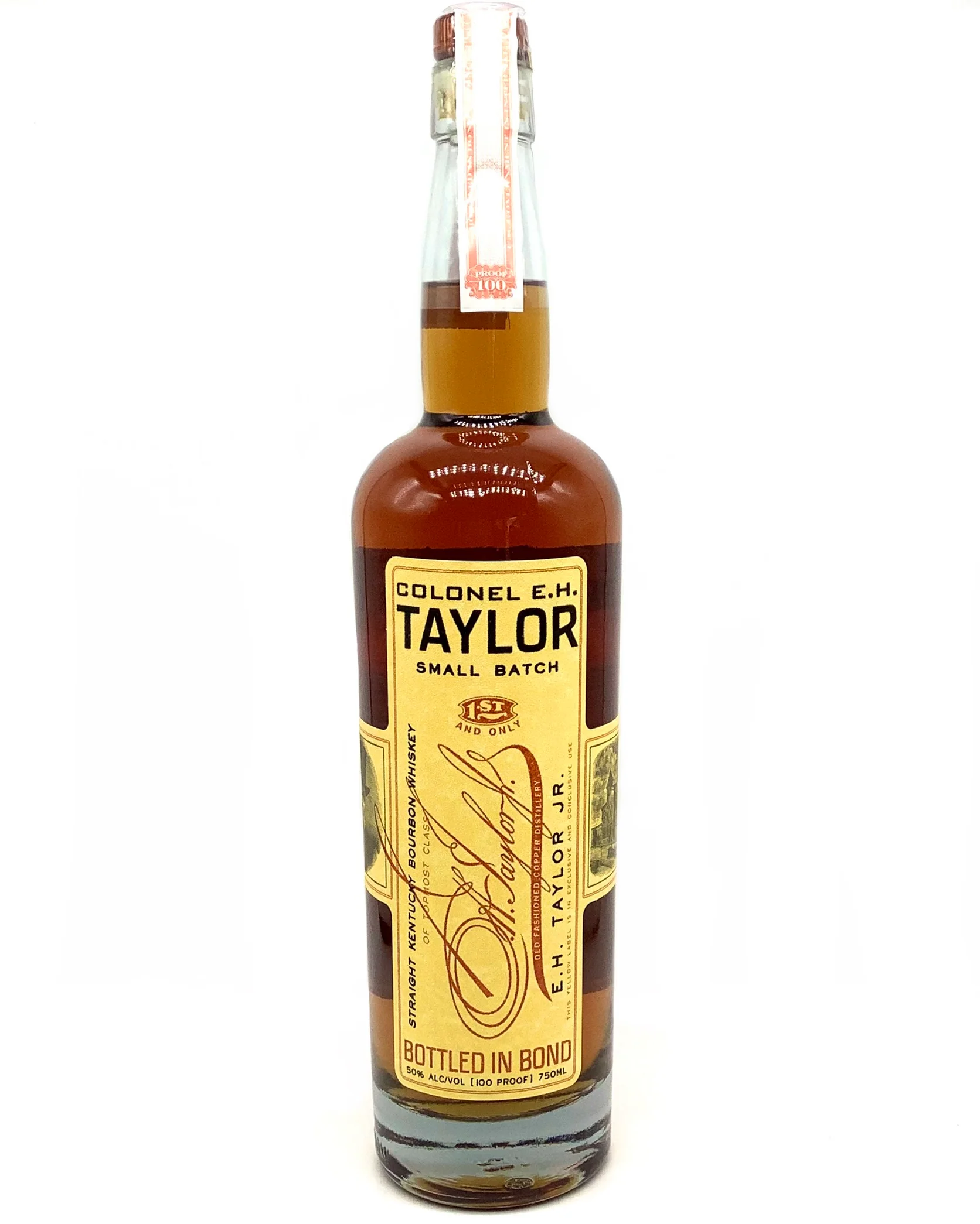 Colonel E.H. Taylor Small Batch Straight Kentucky Bourbon Whiskey Bottled in Bond 750ml Glass_bottle Liquor Bourbon Whiskey Drinkun.com