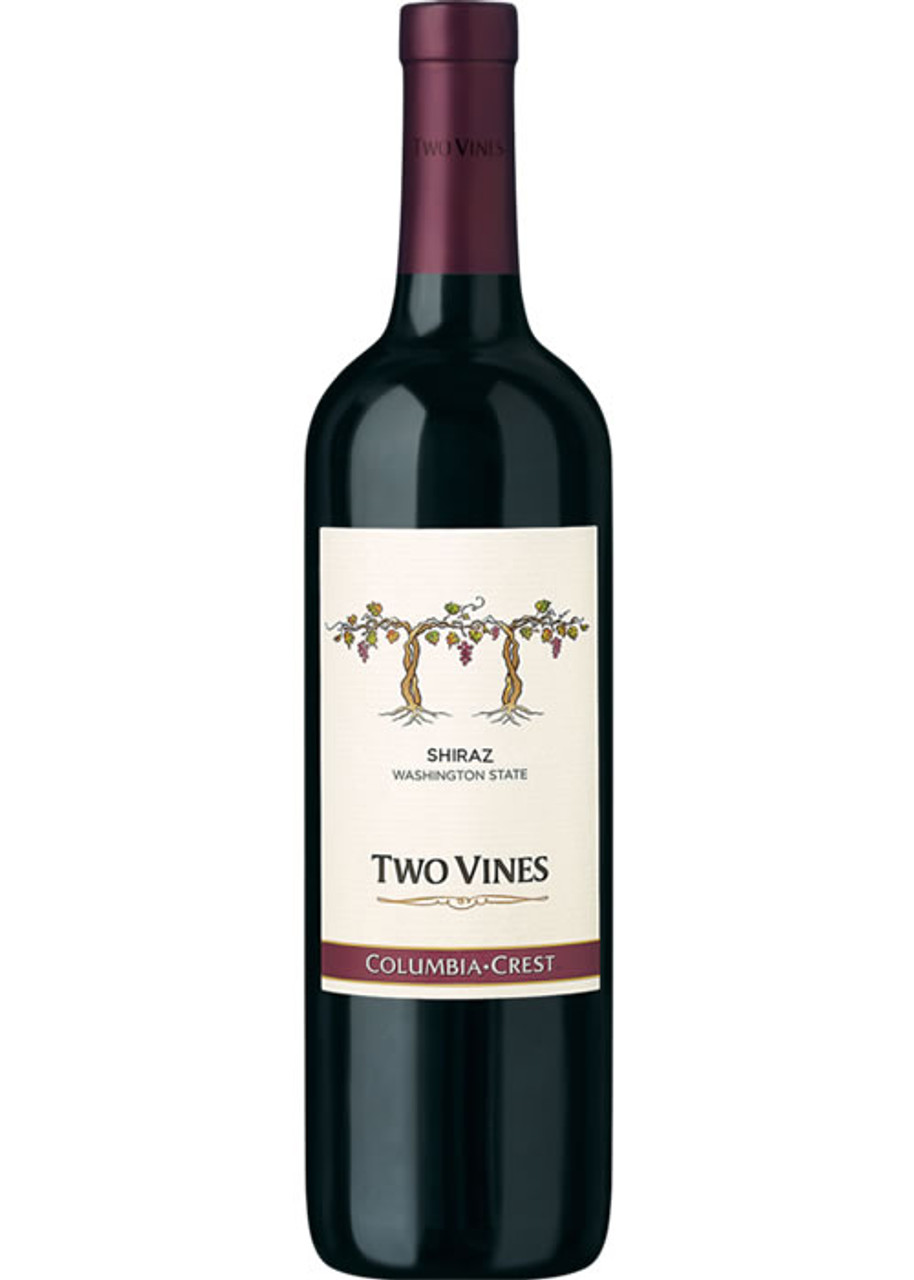 Columbia Crest Two Vines Shiraz 750ml Glass_bottle Wine Red Wine Drinkun.com