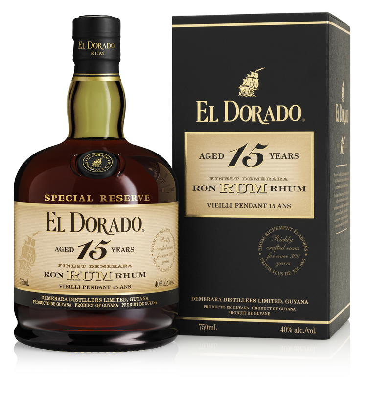 El Dorado Special Reserve Demerara Rum 15 Year 750ml Glass_bottle Liquor Rum Drinkun.com