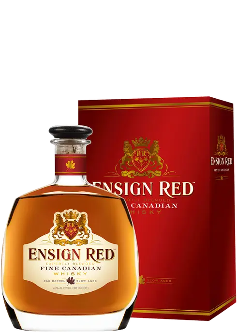 Ensign Red Blended Canadian Whisky 1.75l Glass_bottle Liquor Blended Canadian Whiskey Drinkun.com