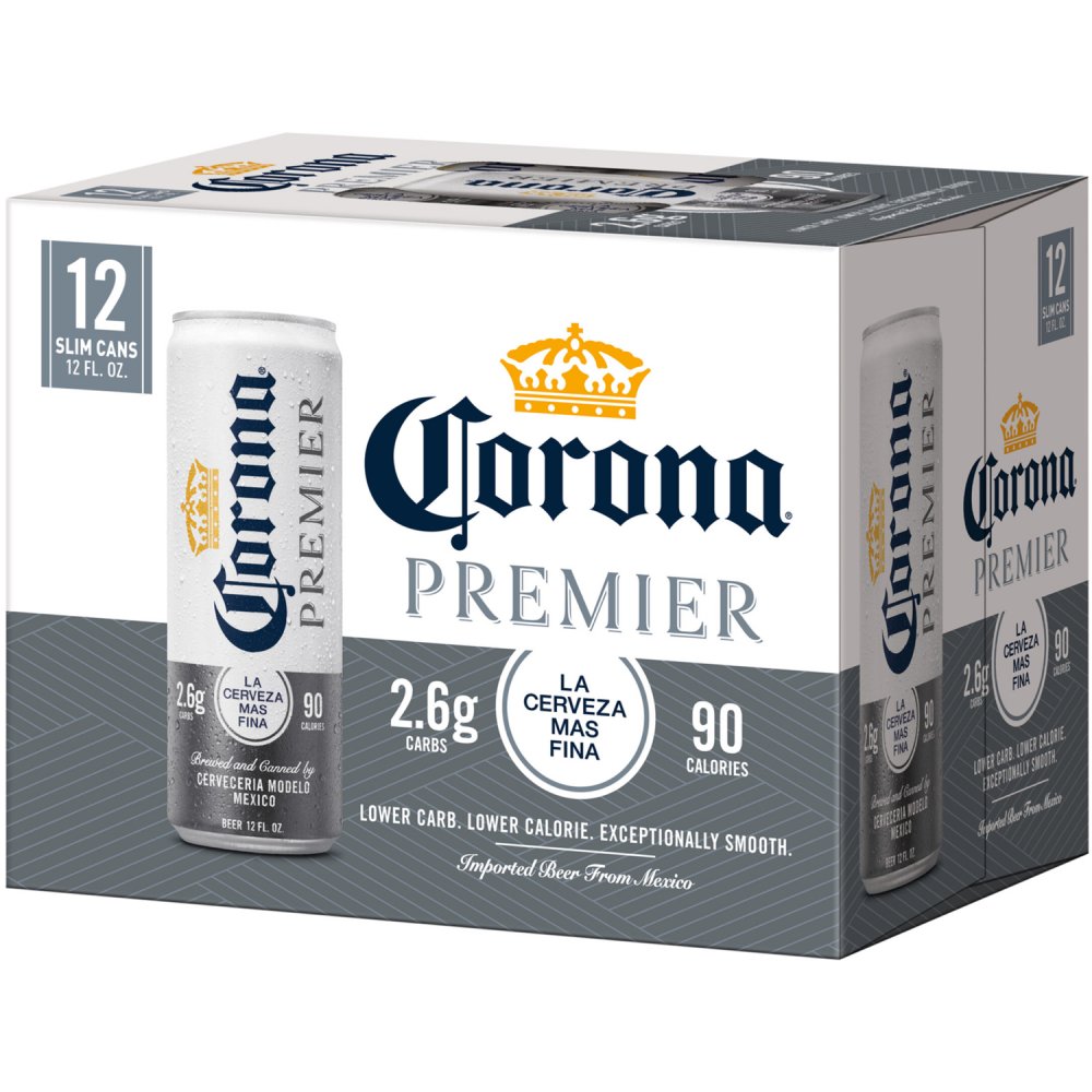 Corona Premier 12X 12oz Can Beer Imported Beer Drinkun.com