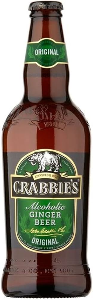 Crabbie's Alcohol Ginger Beer 16.9oz Bottle Beer Micro / Craft Beer Drinkun.com