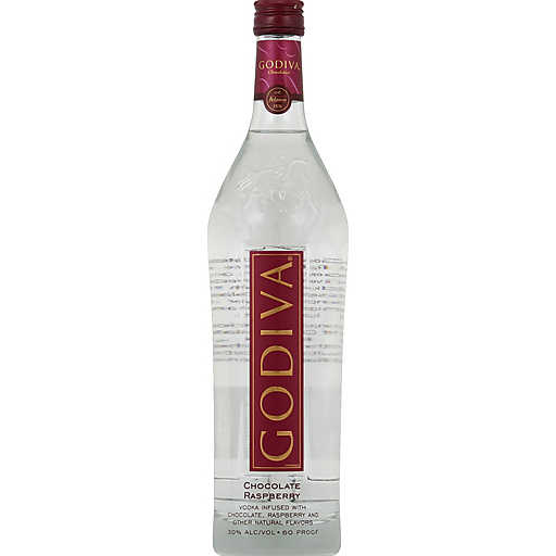 Godiva Chocolate Raspberry Vodka 750ml Glass_bottle Liquor Vodka - Flavored Drinkun.com