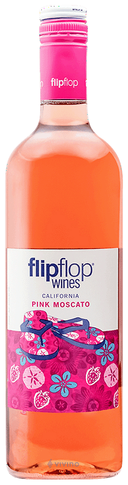 Flip Flop Wines Pink Moscato 750ml Screw_cap_bottle Wine Blush Wine Drinkun.com