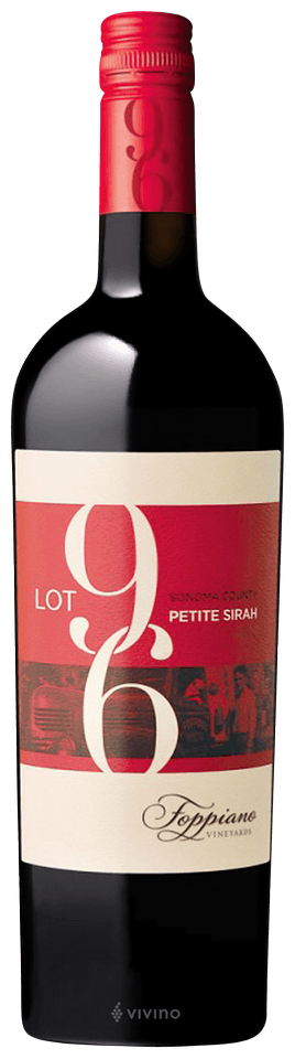 Foppiano Vineyards Lot 96 Sonoma County Petite Sirah 750ml Glass_bottle Wine Red Wine Drinkun.com